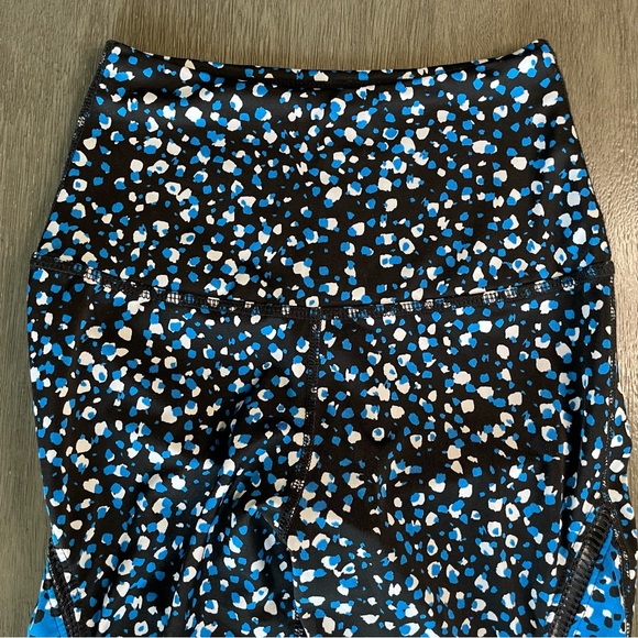 Beyond Yoga Droplets Midi Leggings Black Blue S - Picture 5 of 11